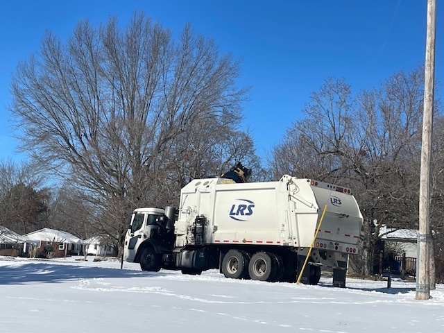 LRS Truck in the snow