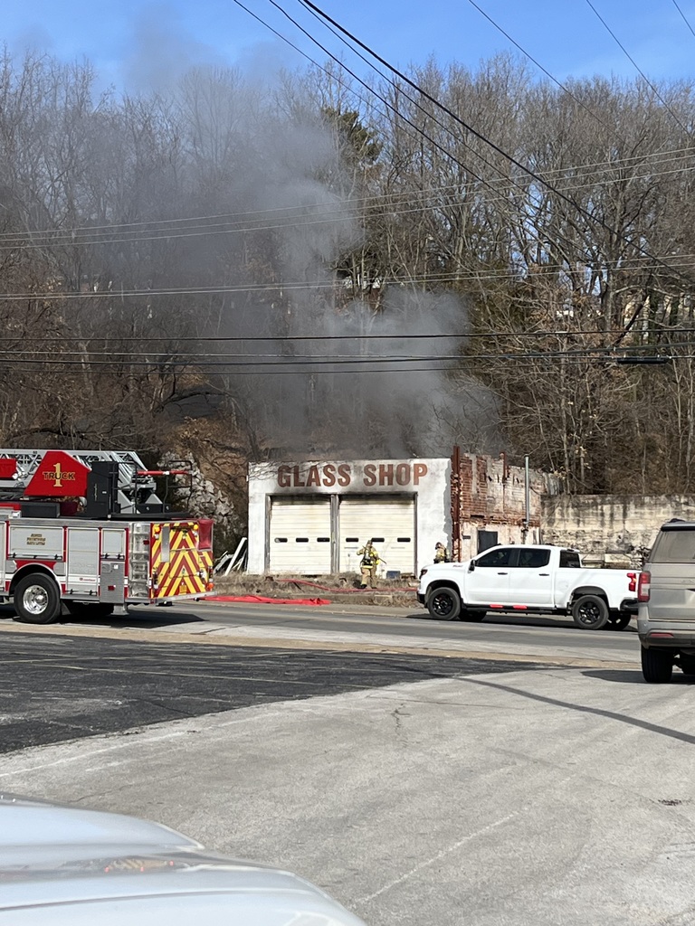 Fire at Holt Glass Shop