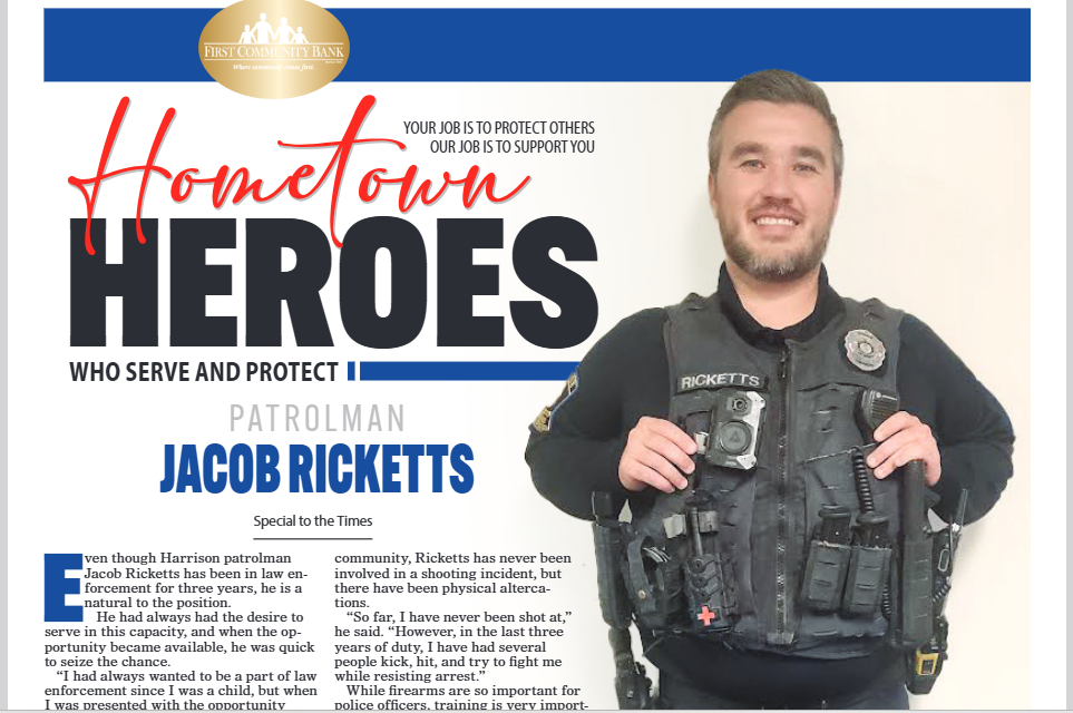 Patrol man Jacob Ricketts