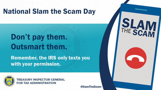 National Slam the Scam Day