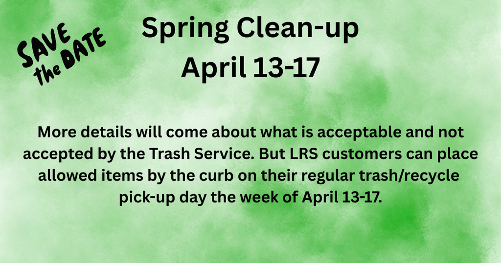 Spring Clean up