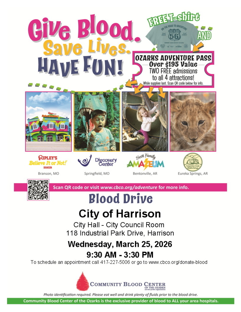 Blood Drive, Wed. March 25