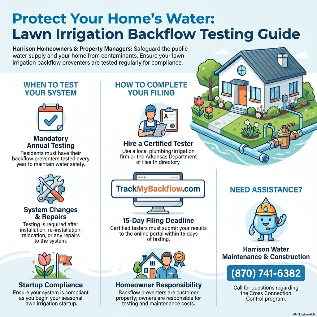 Lawn Irrigation backflow testing guide
