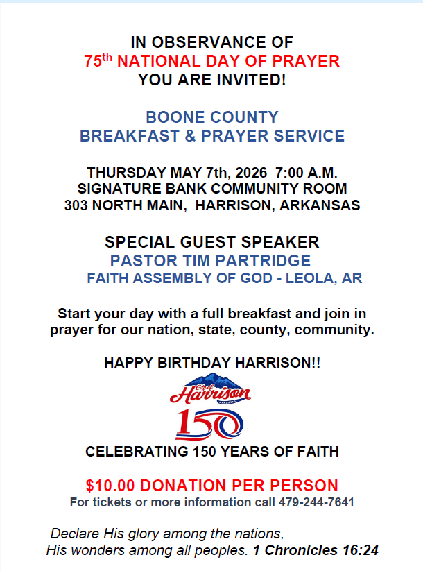 National Day of Prayer Breakfast