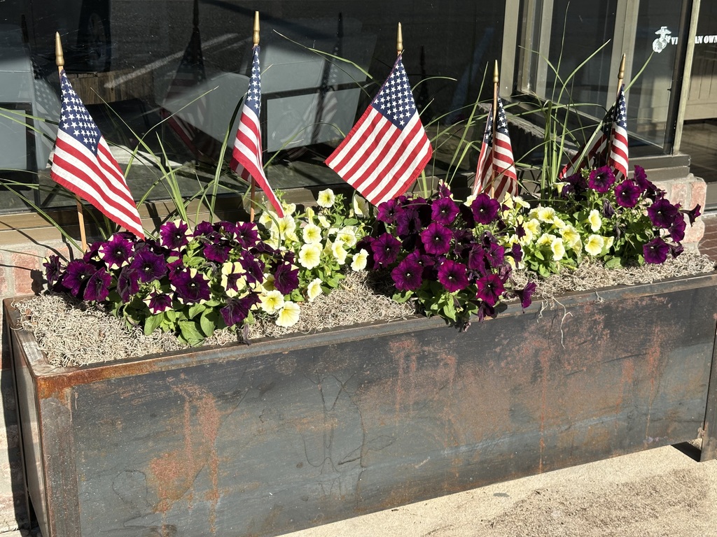 Flowers and Flags