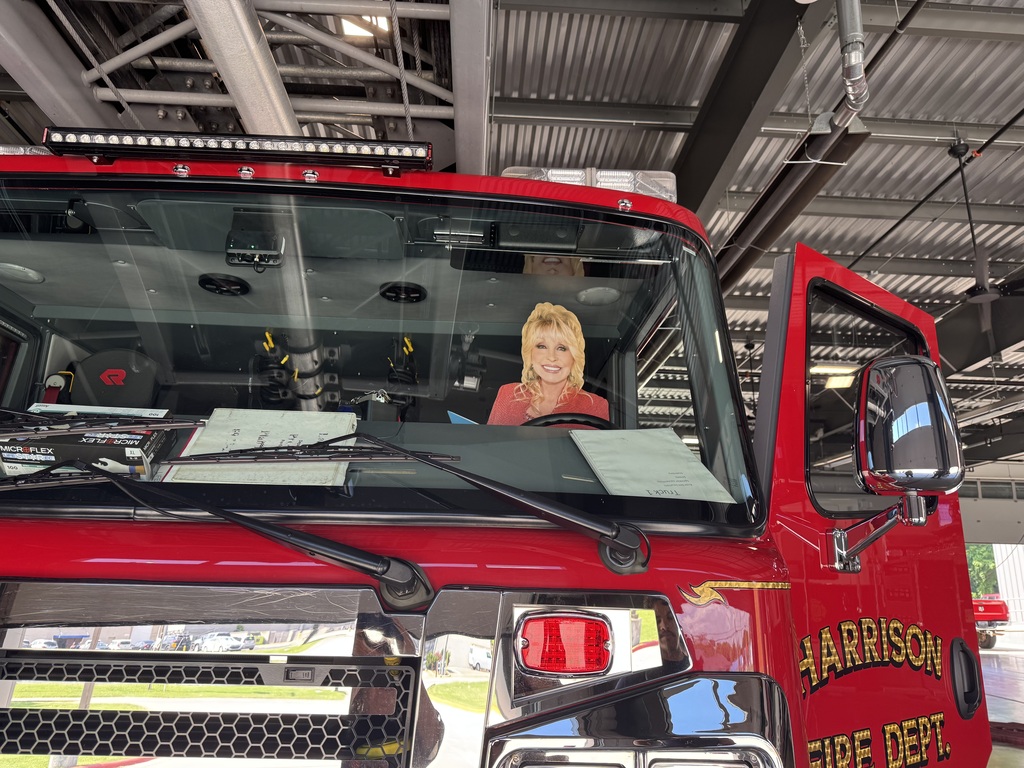 Dolly in a Fire Truck