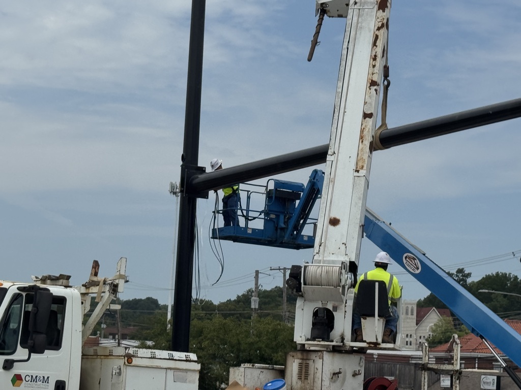 Bridge Traffic Signal installation