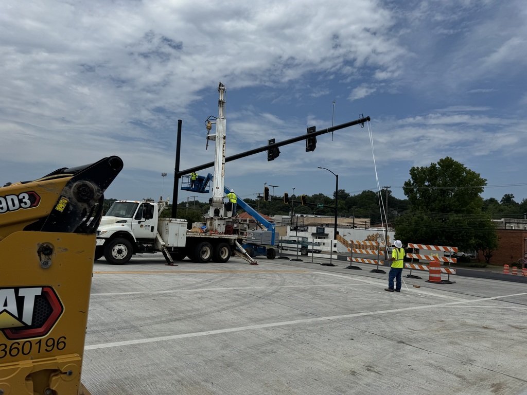 Bridge Traffic Signal installation