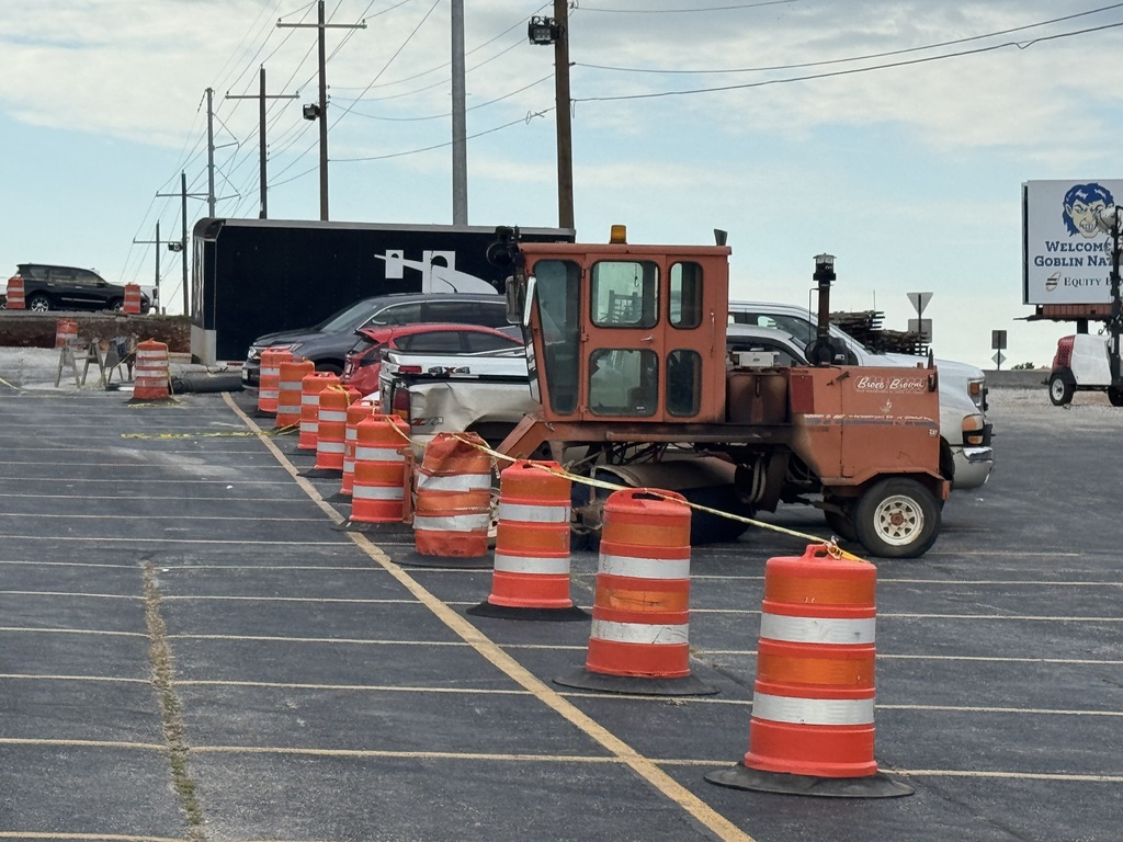 Goblin Drive construction zone