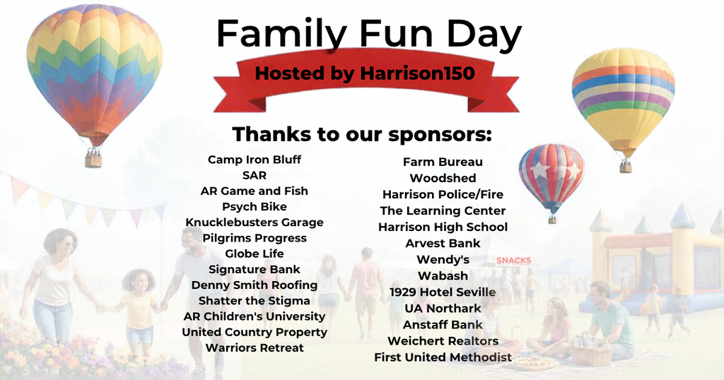 Sponsors for Family Fun Day!