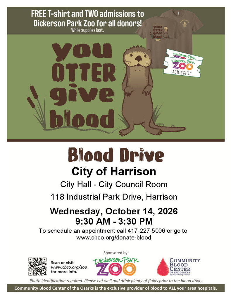 CBCO Blood Drive Oct. 14