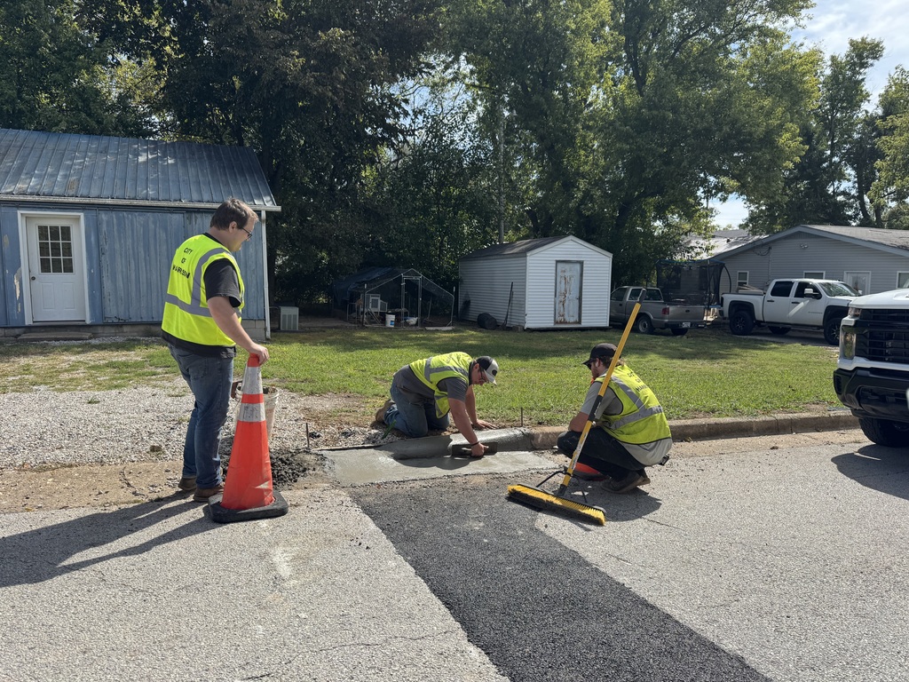 Sewer Construction crew had several projects to complete last week.