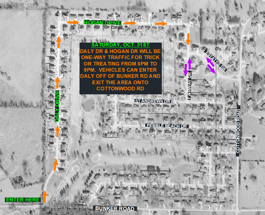 Country Club Area Map