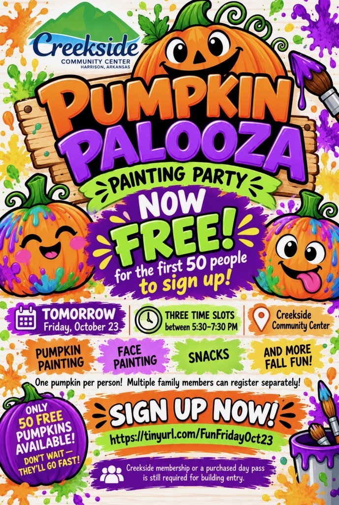 Pumplin Palooza is Free