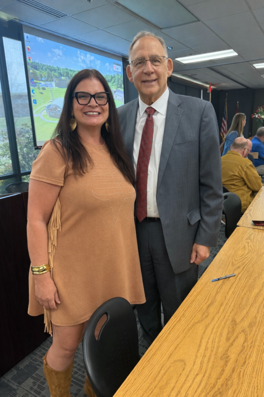 Roni Combs with Senator Boozman