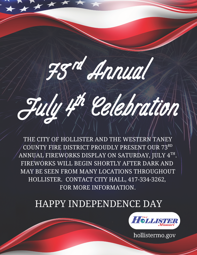 73rd Annual July 4th Fireworks Celebration
