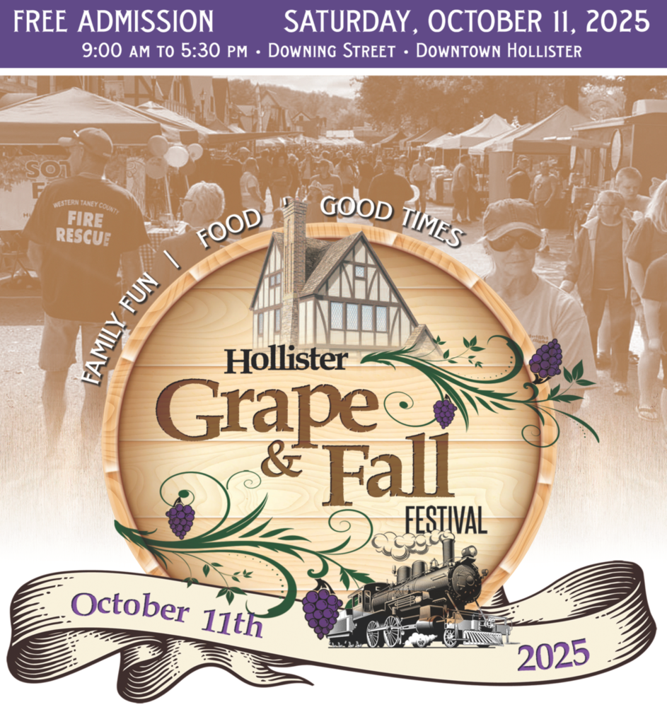 2025 Grape & Fall Festival Logo