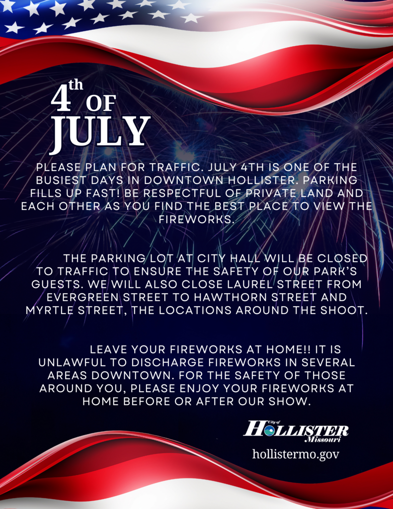 July 4th Helpful Reminders