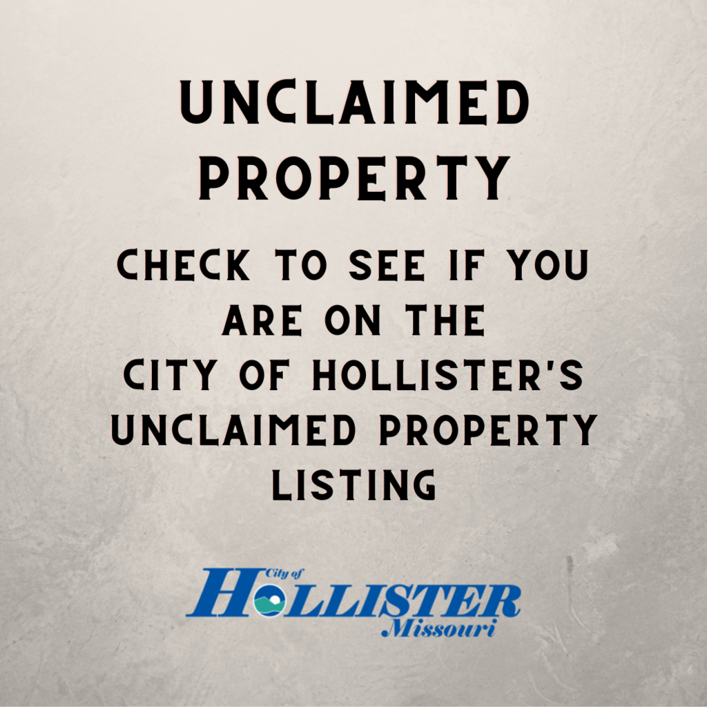 Unclaimed Property Listing