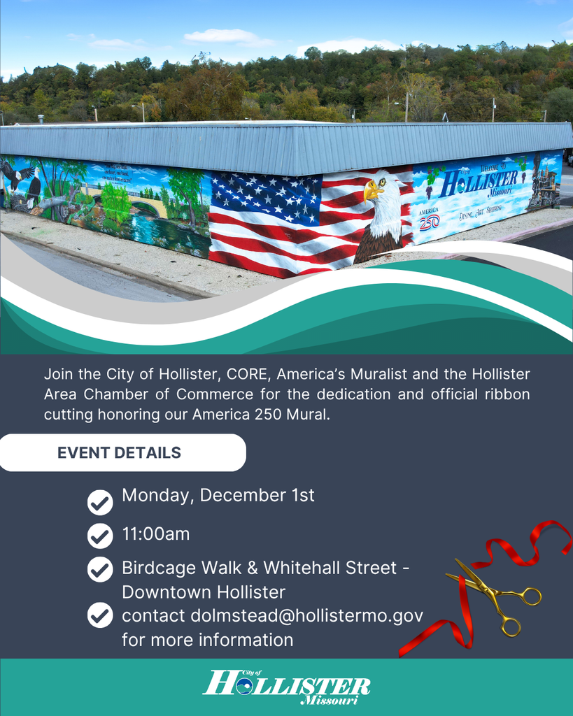 Hollister Mural Ribbon Cutting and Dedication