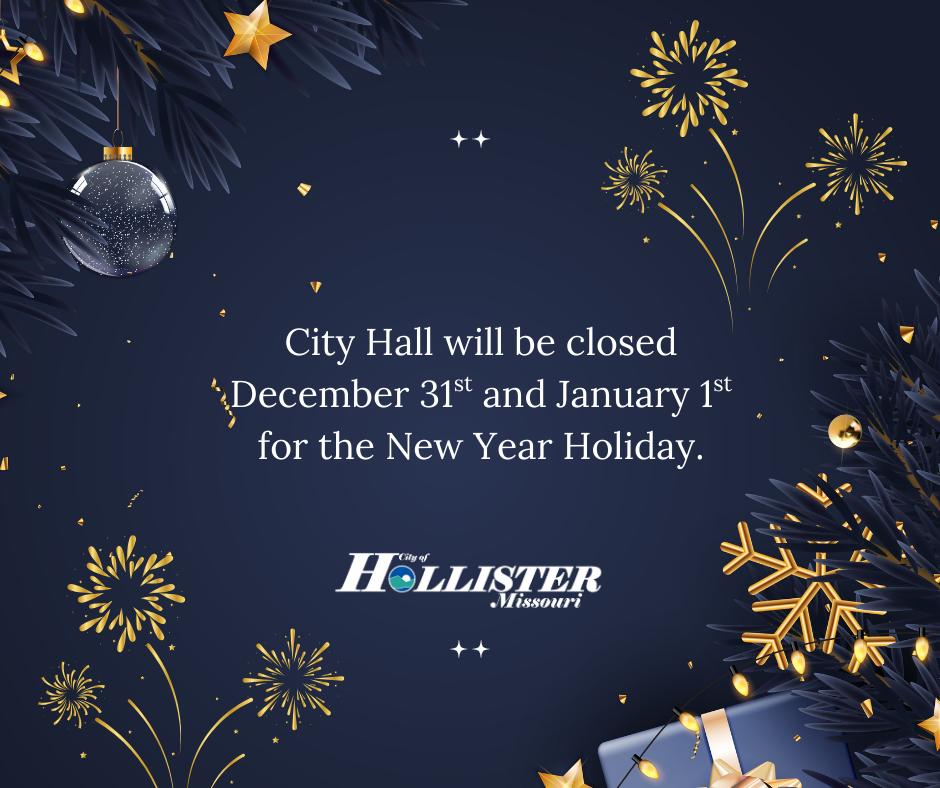 City Hall Closed for New Year's Holiday