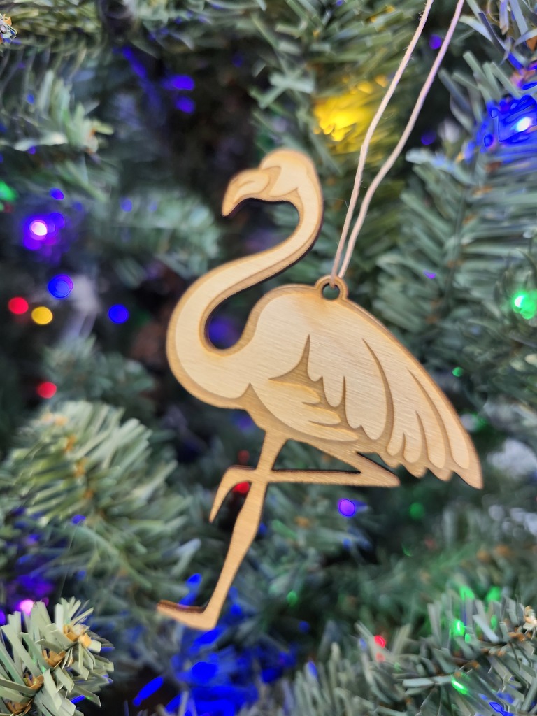 The Sign Man Flamingo Ornament