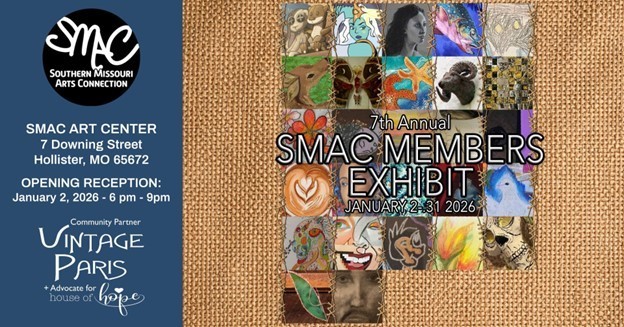 SMAC Gallery Opening January 2nd, 2026