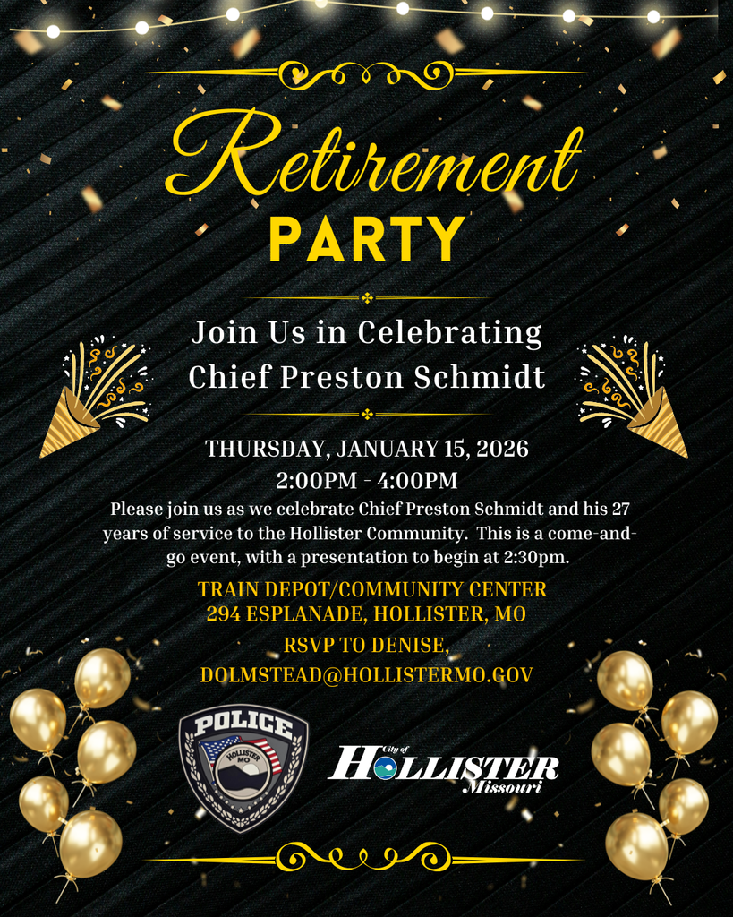 Chief Schmidt Retirement Reception Invitation