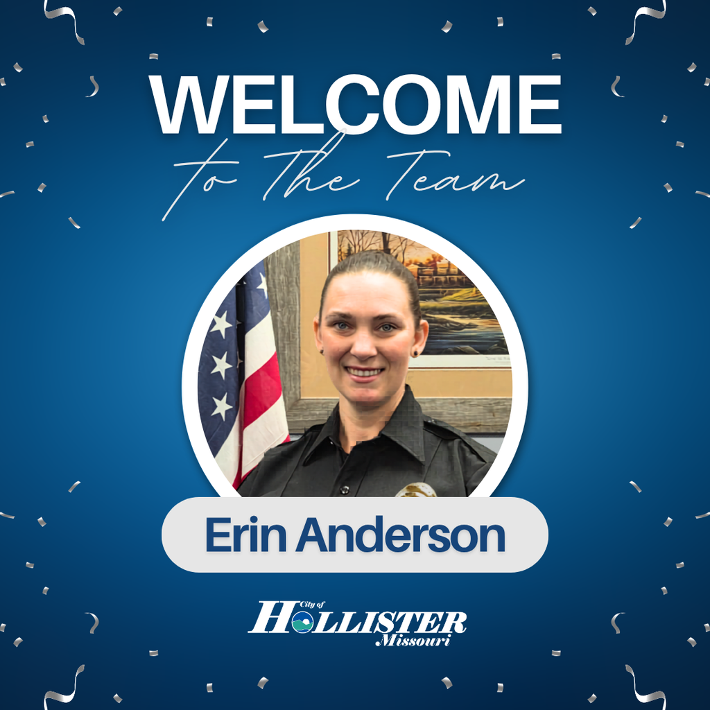 Welcome to Hollister Officer Erin Anderson