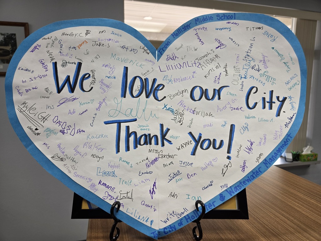 Thank you from the Hollister Middle School 6th Grade Class