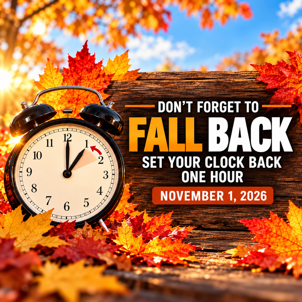 Fall Back November 1