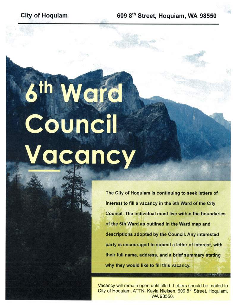 6th Ward Vacancy
