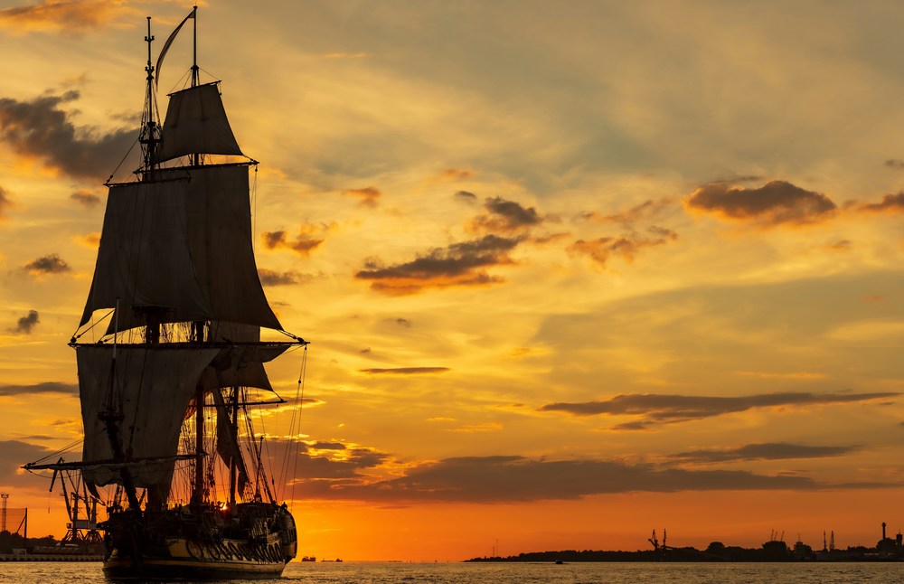 Schooner ship