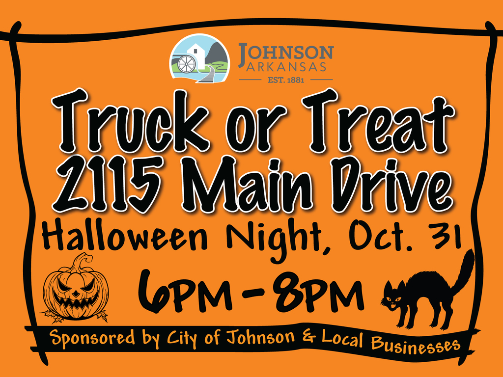 Trunk-or-Treat street signs 2025