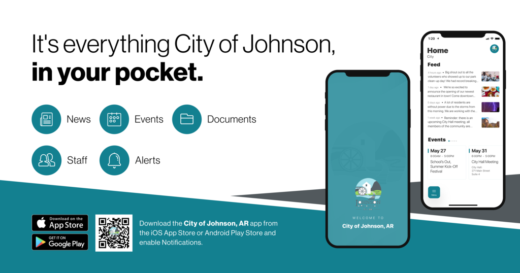 Johnson app flyer