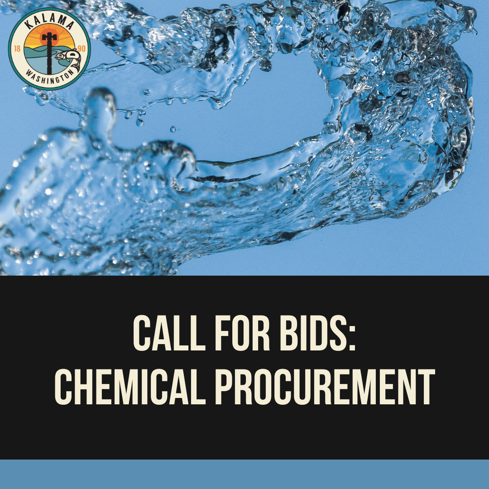 Call for bids: chemical procurement - water