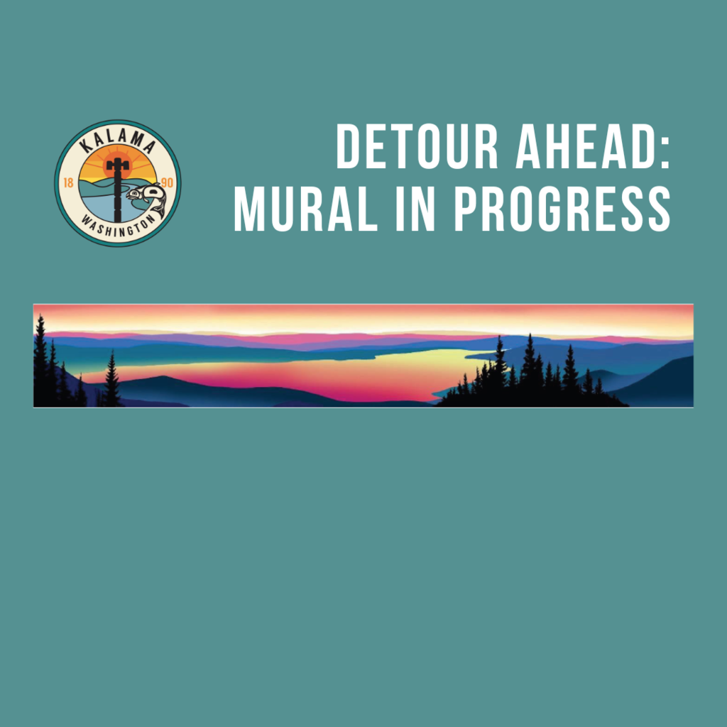 Detour ahead: mural in progress