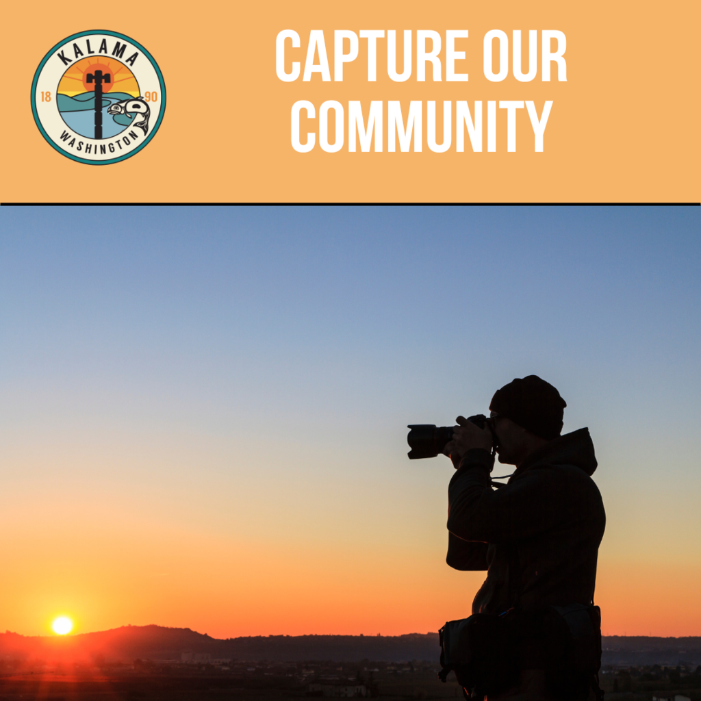 Capture Our Community - silhouette of photographer taking pictures of a sunset