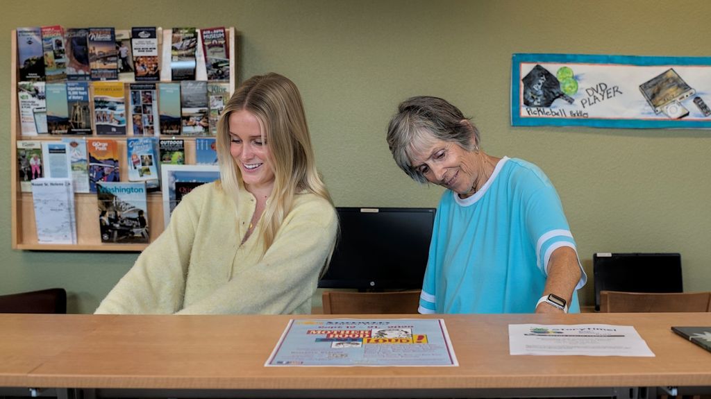 patrons at the Kalama Public LIbrary