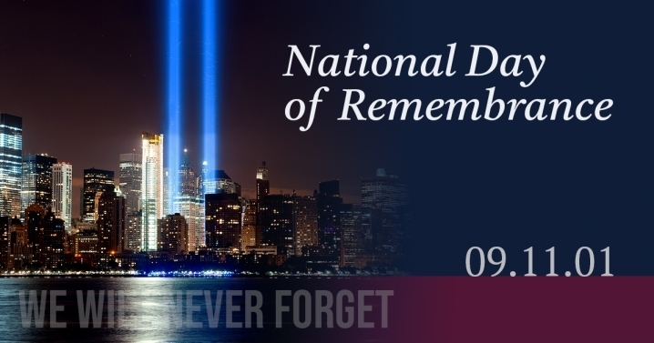 NY cityscape, remembering 9/11