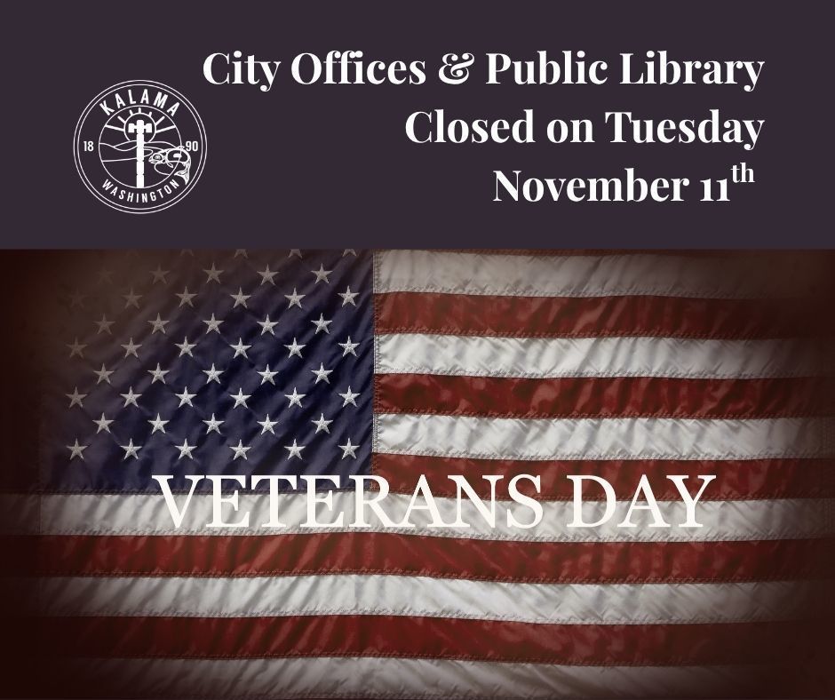City offices & public library closed on Tuesday, November 11th