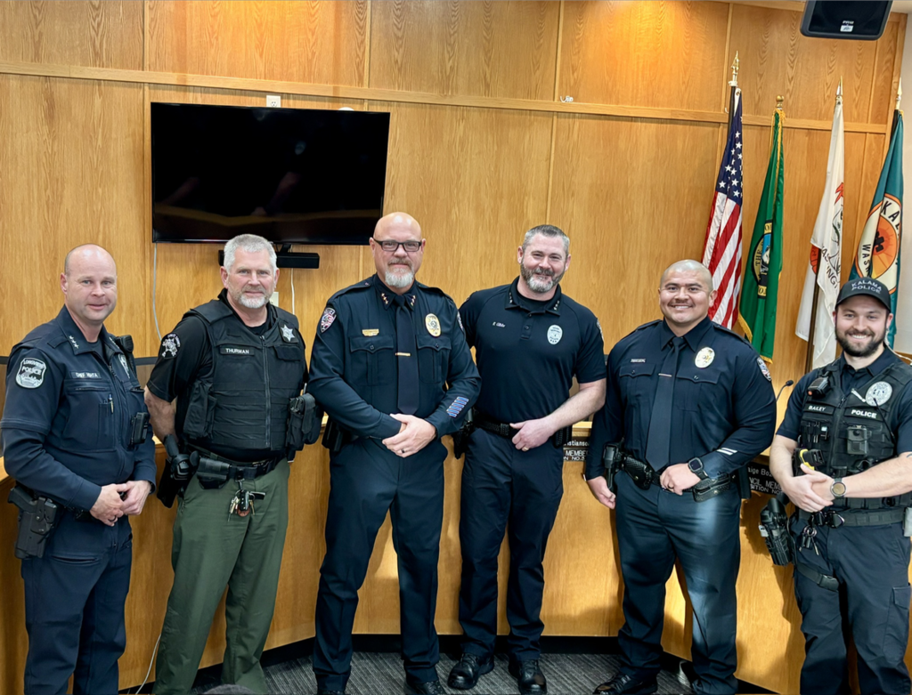 Local Law Enforcement agencies represented at swearing in ceremony (oath of office)