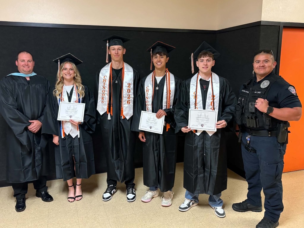 student recognition at Kalama High School
