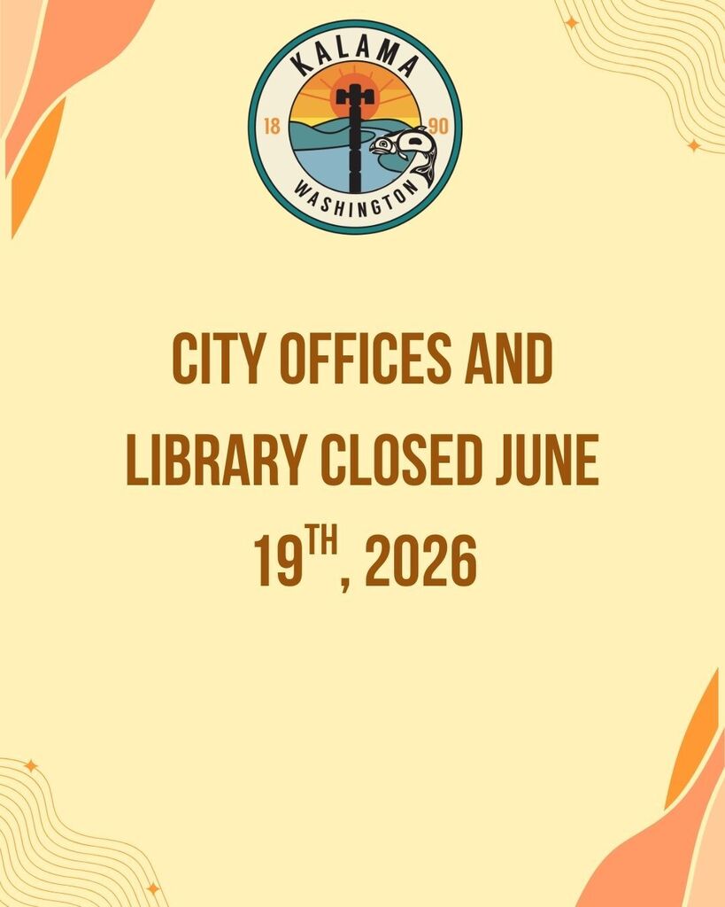 City Offices and Library Closed June 19th, 2026