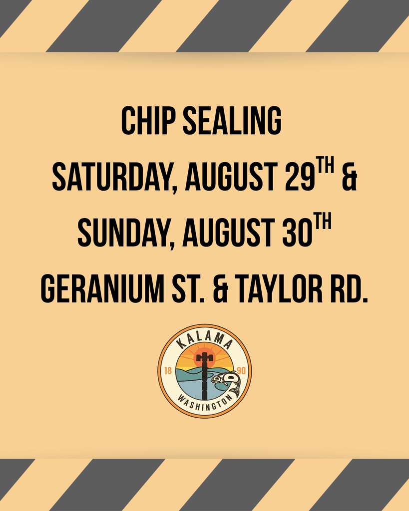 Chip Sealing - Saturday, August 29th - August 30th
