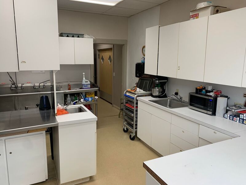 kitchen counter prep space