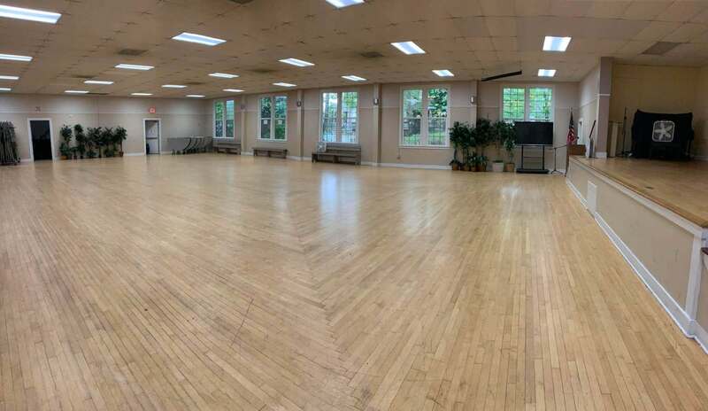 ballroom facing north