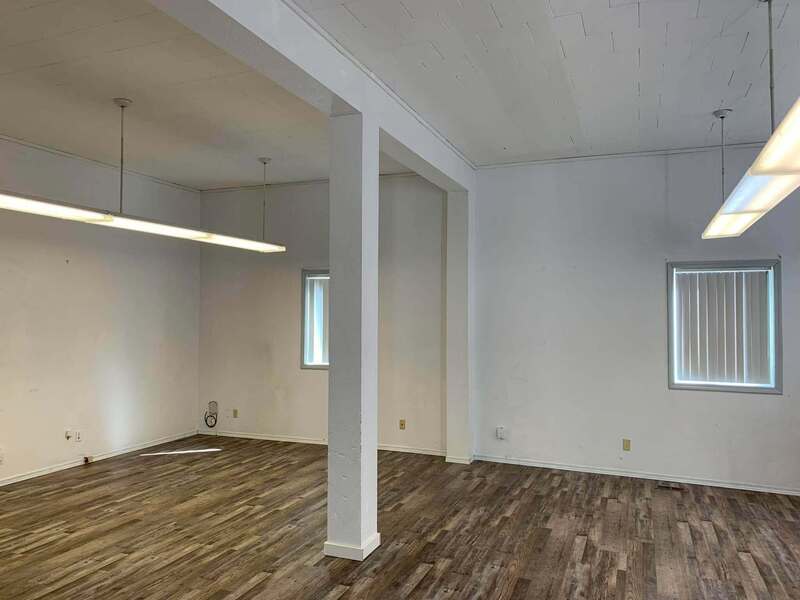 west side office space, windows facing Elm Street