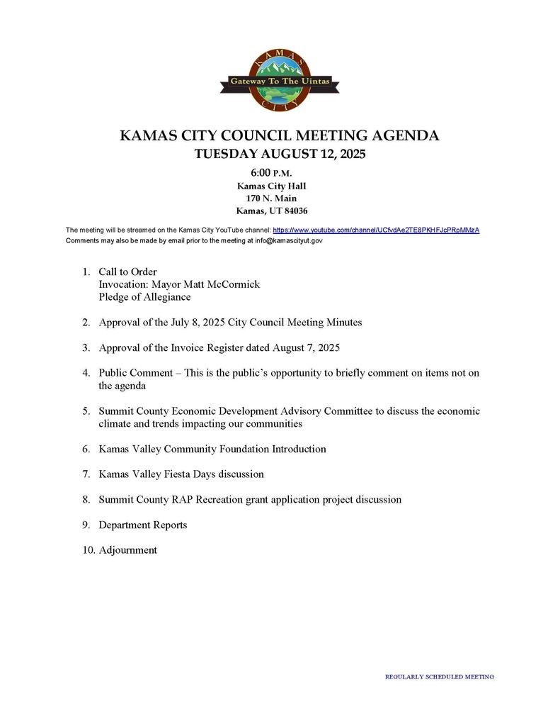 Agenda