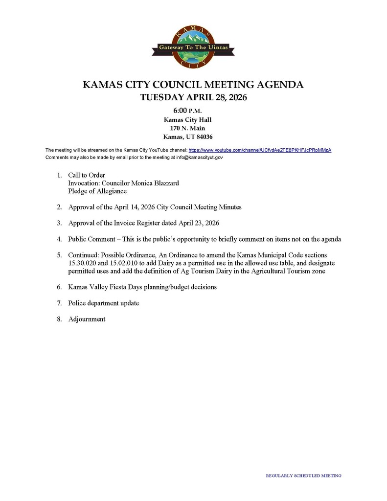 Agenda